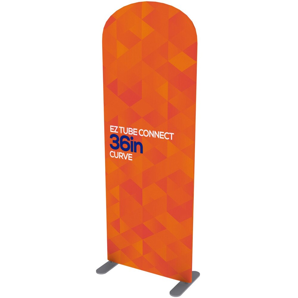 3 ft. EZ Tube® Connect Curved Top — Single Sided Graphic Package